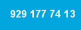 929 177 74 13